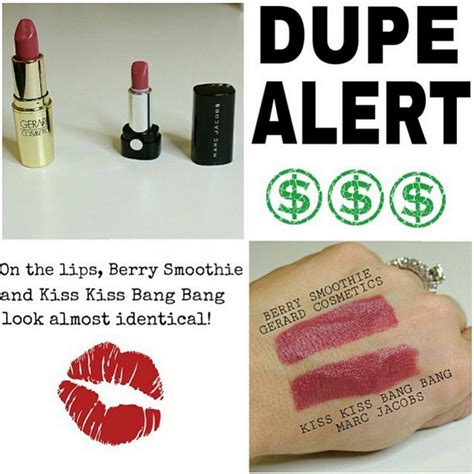 marc jacobs kiss kiss bang bang lipstick dupe